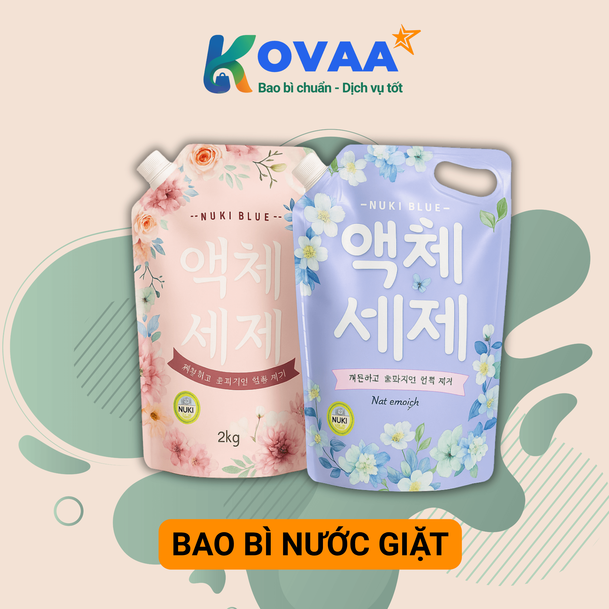 Bao bì nước giặt