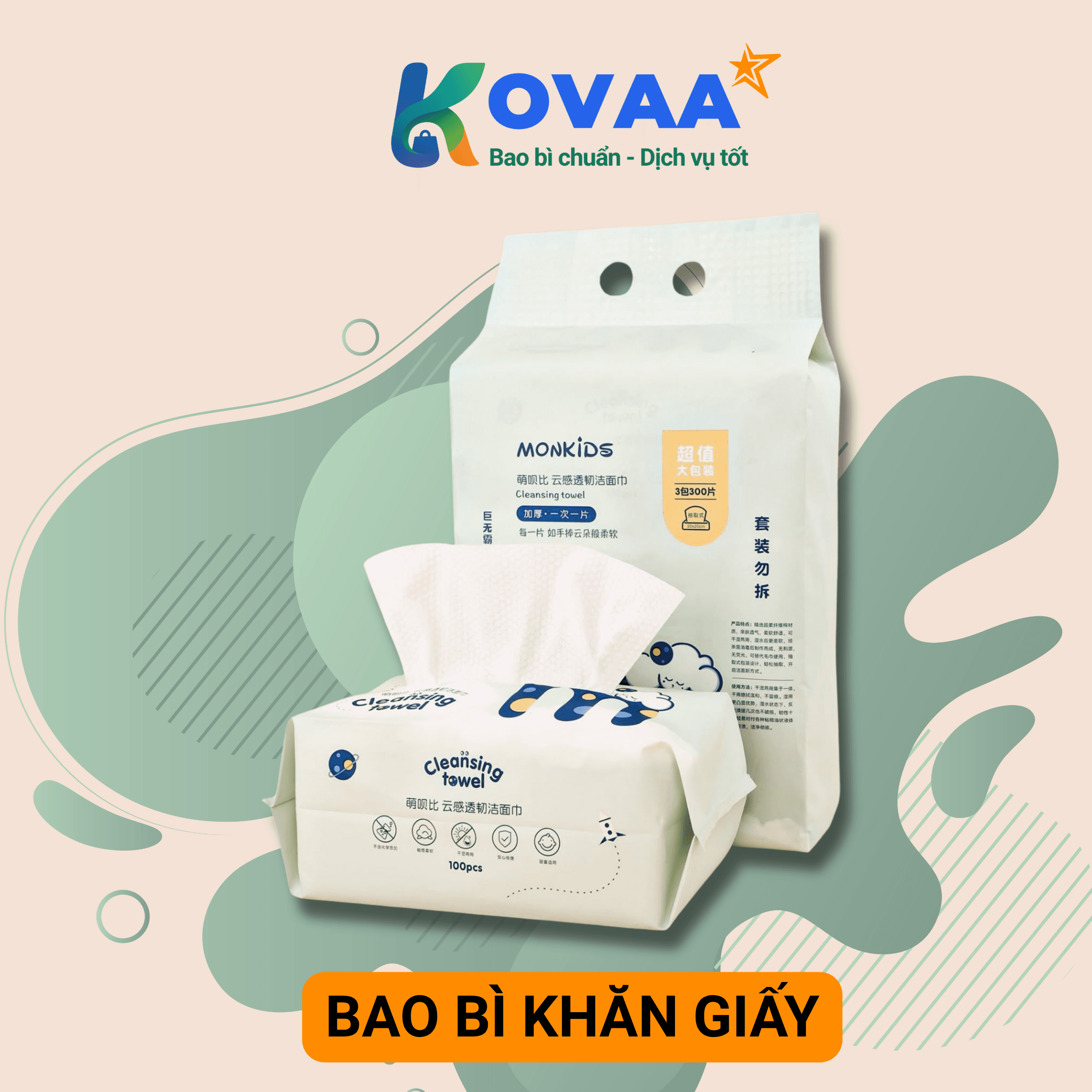 Bao bì khăn giấy