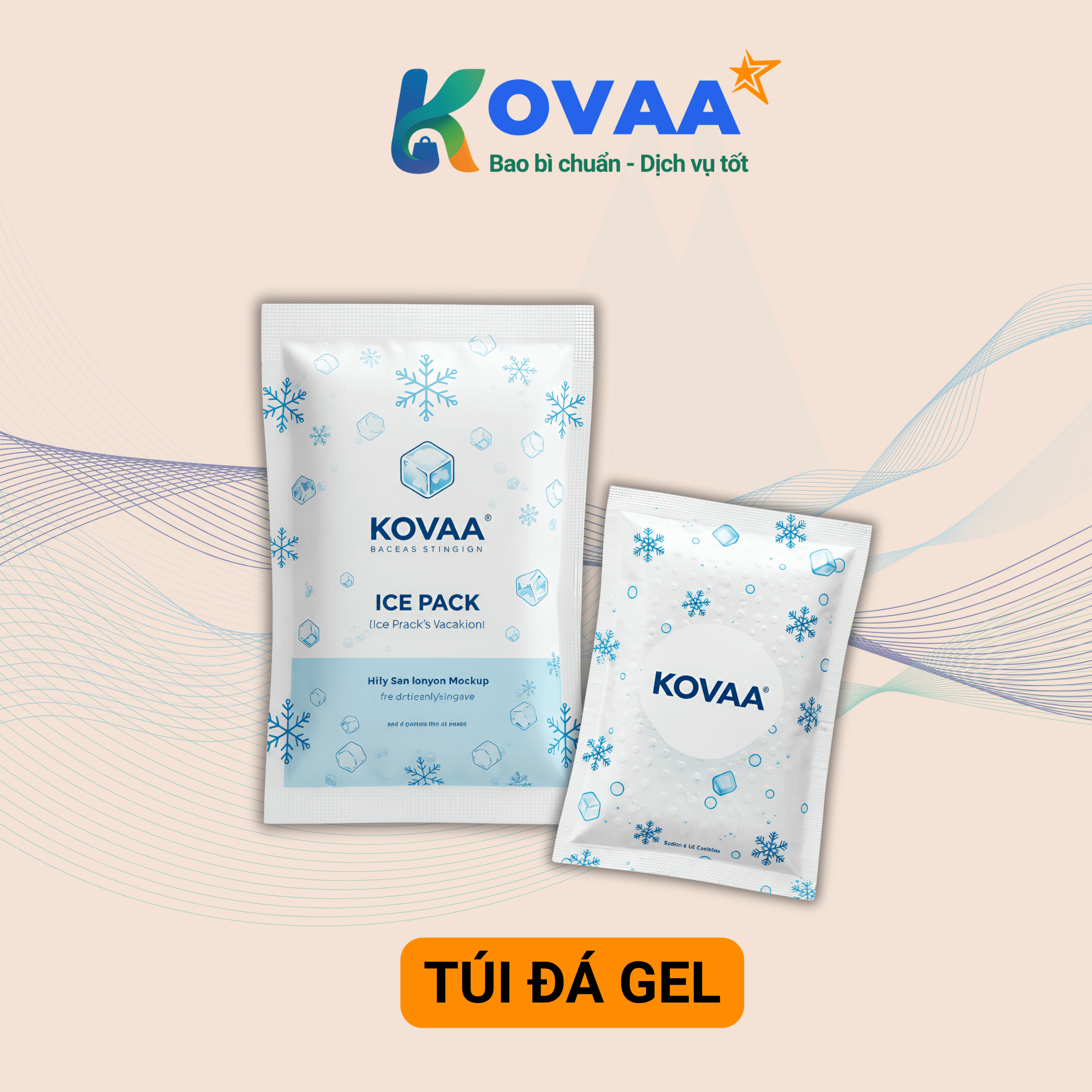 Bao bì túi đá gel
