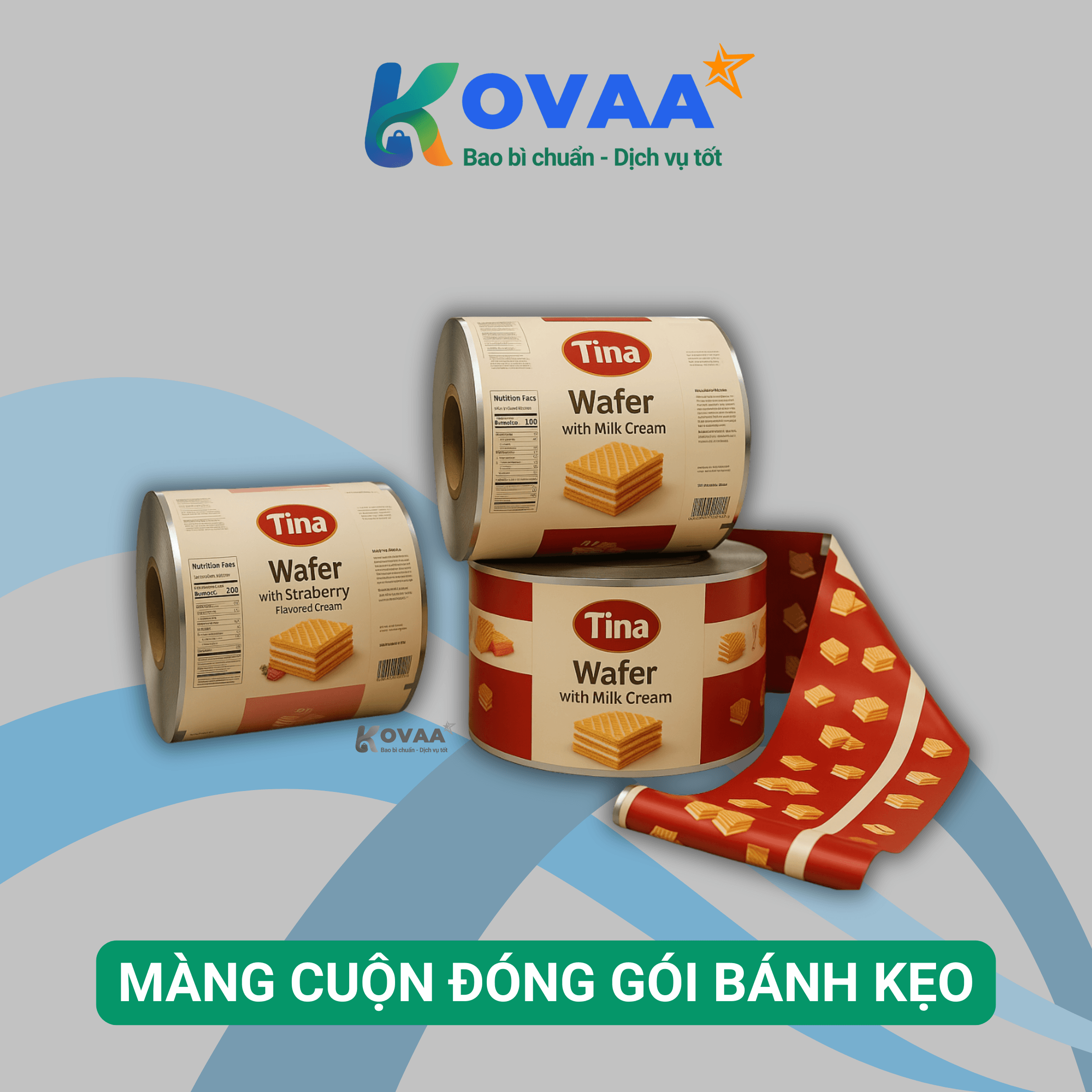 Màng cuộn đóng gói bánh kẹo