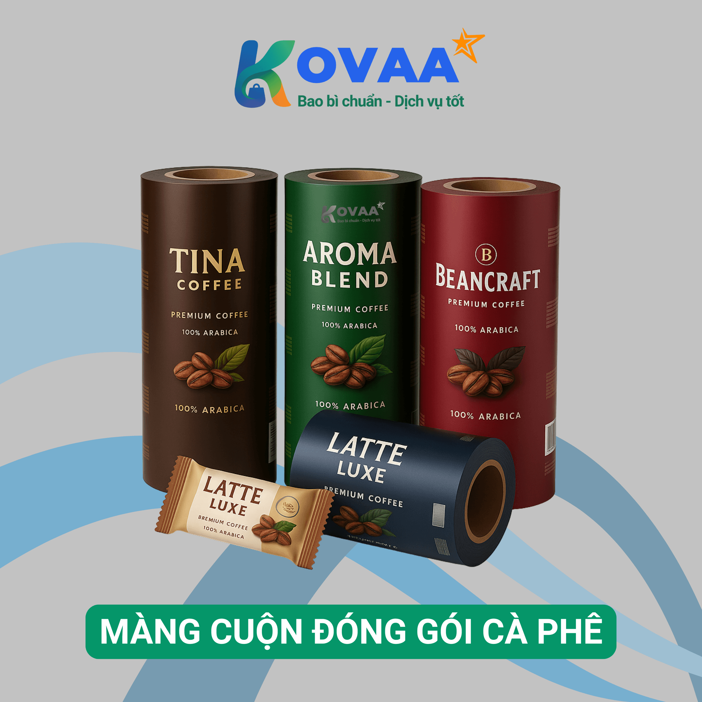 Màng cuộn đóng gói cà phê